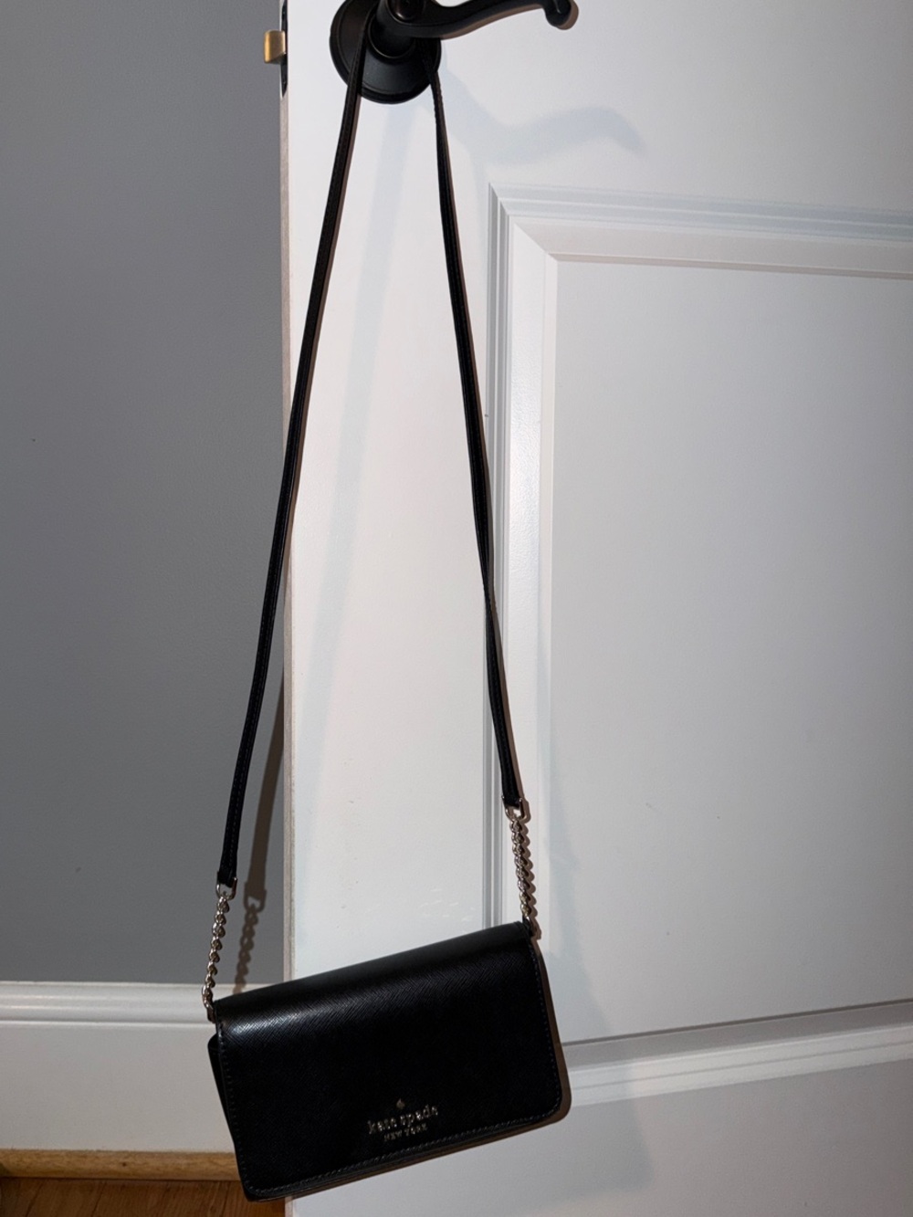 Kate SpadeBlack Crossbody Wallet Purse - Women's Shoulder Bag